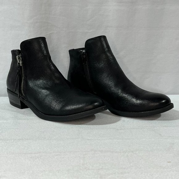 Women's Madeline Girl Black Ankle Boots, Size 9 - Picture 4 of 8